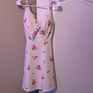 Spaghetti Strap Floral Dress